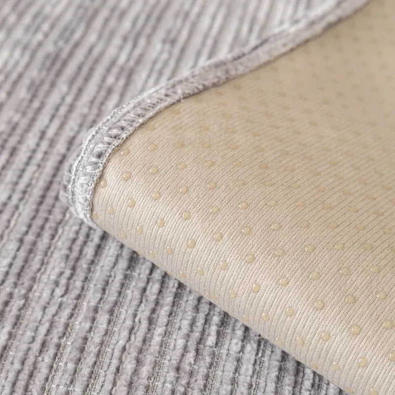 Housse de canapé antidérapante chenille Beige 70x180cm - MaisonHousse