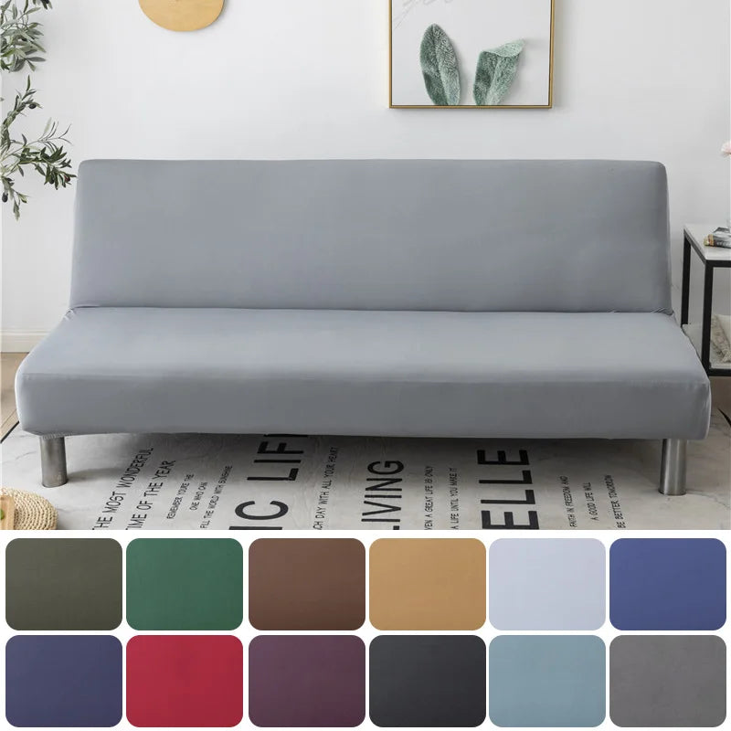 Housse de Clic-Clac Extensible Sans Accoudoirs – Protection Intégrale pour Canapé-Lit | Ajustement Parfait & Entretien Facile