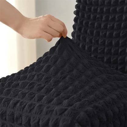 Housse de chaise imperméable Gris Foncé 2 - MaisonHousse