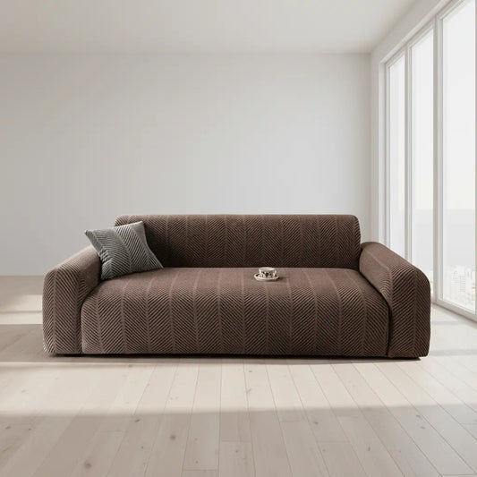 Housse de canapé extensible Vert 1 place (90-140cm) - MaisonHousse