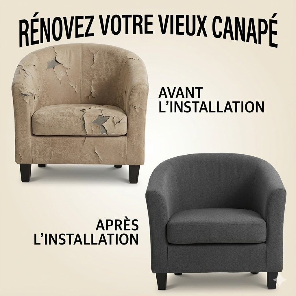 Housse pour fauteuil IKEA TULLSTA Violet clair - MaisonHousse