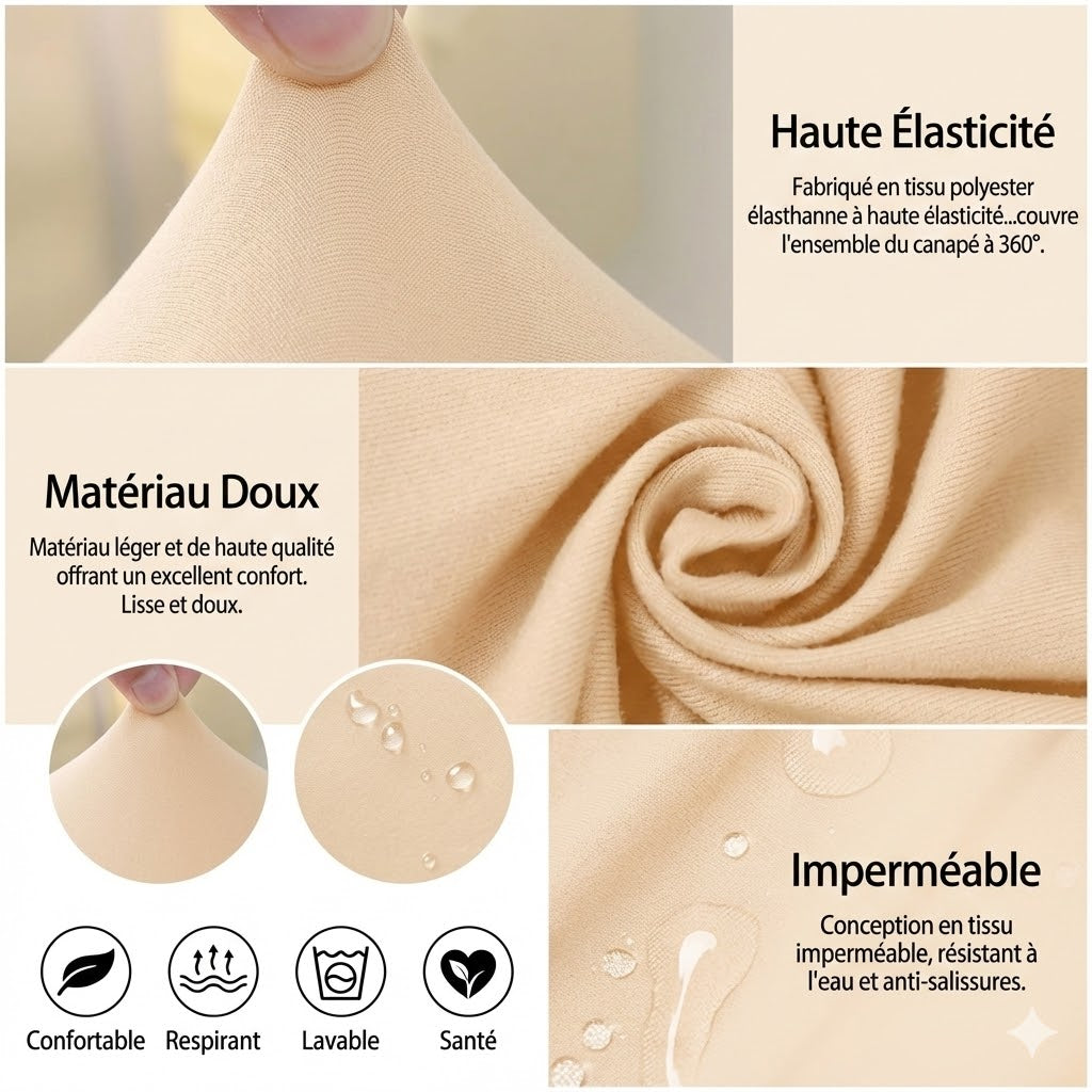 Housse de fauteuil cabriolet déperlante Blanc - MaisonHousse