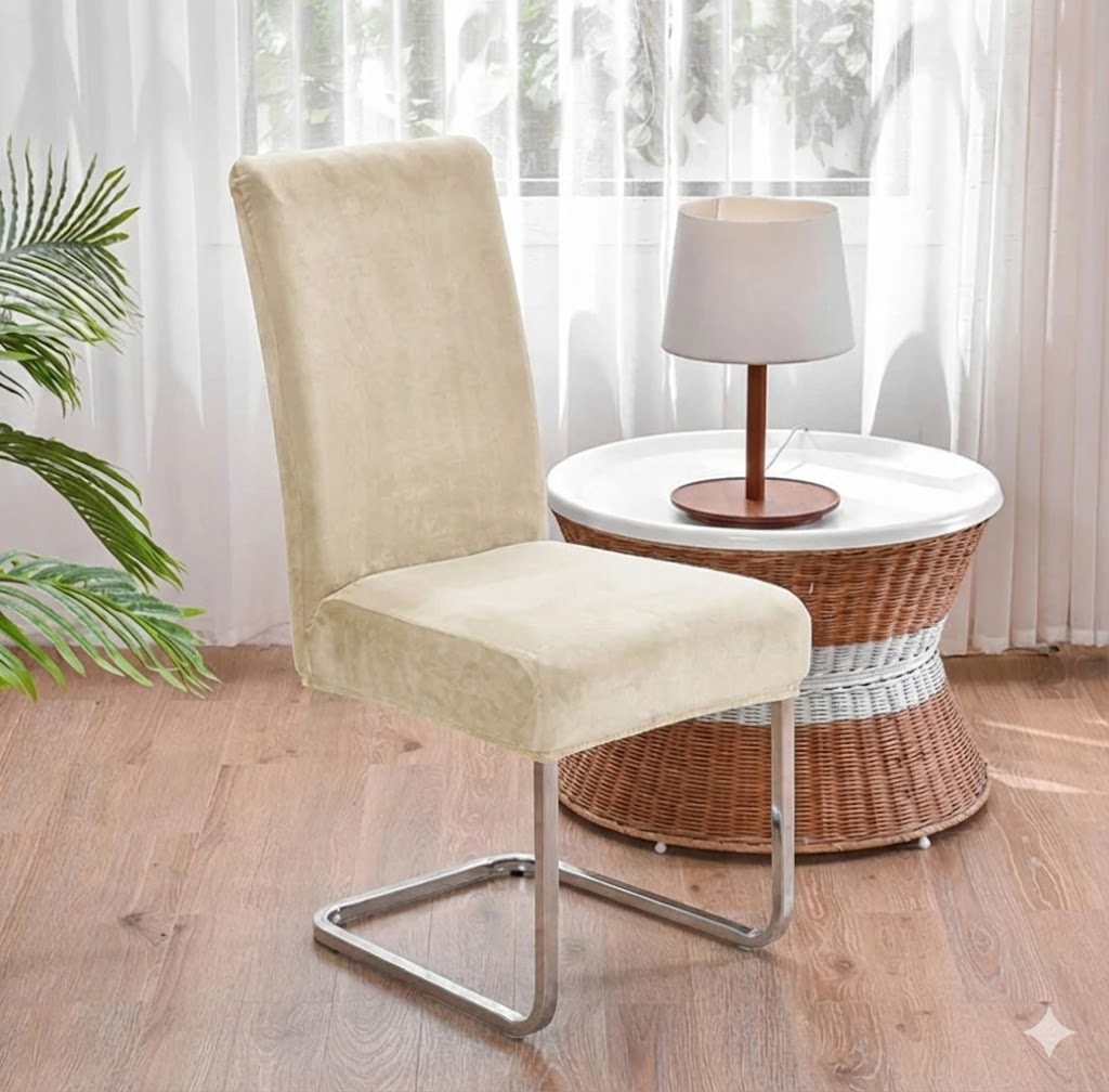 Housse de chaise extensible Gris - MaisonHousse